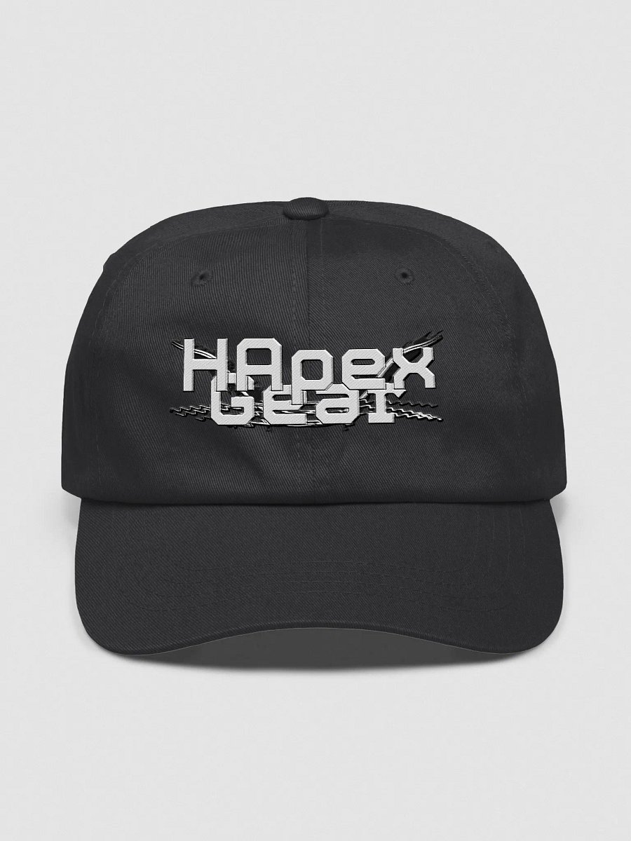 Classic Dad Hat - Embroidered - White HApex Gear White Logo product image (1)