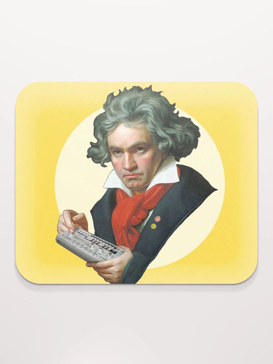 Roland van Beethoven by Frank Fonik (TB 303), EDM Techno Classic Mouse Pad product image (1)