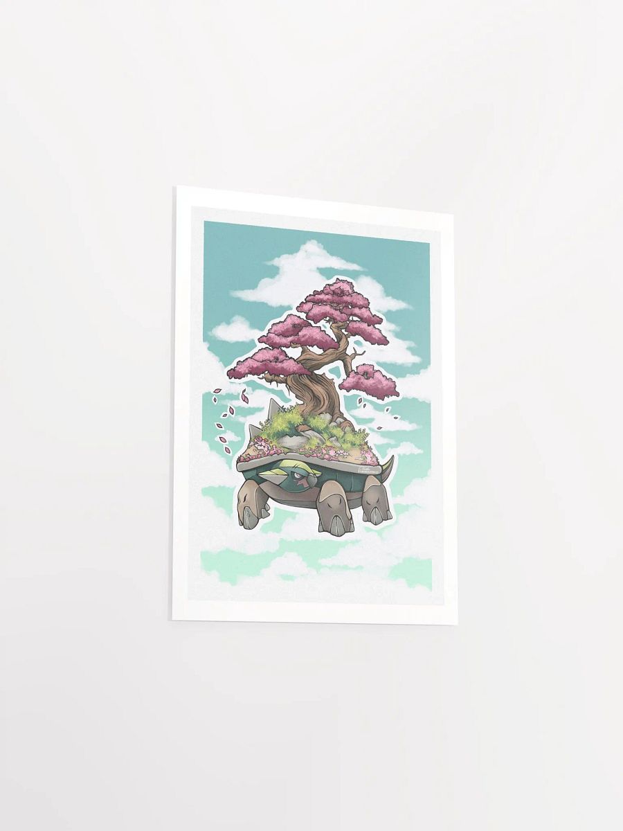 "Pink Bonsai Torterra" Matte Paper Poster product image (3)