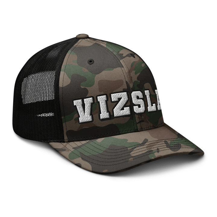 VIZSLA - White Embroidered Camouflage Trucker Hat product image (2)