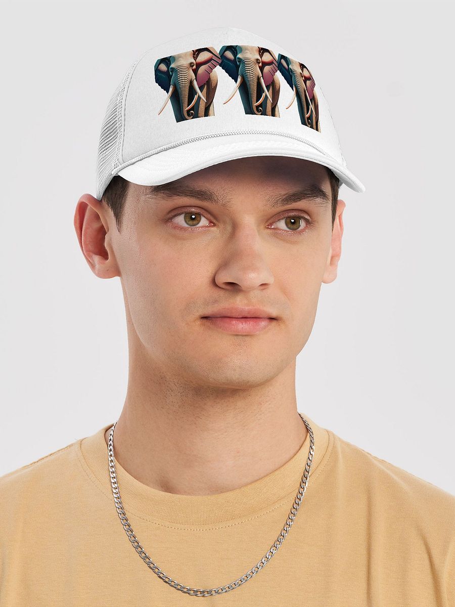 Wise Up: Valucap VC700 Trucker Hat Features Powerful Elephant product image (37)