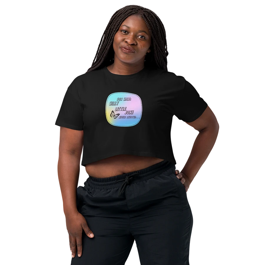 Silly Little Joke Crop Top T-shirt product image (1)