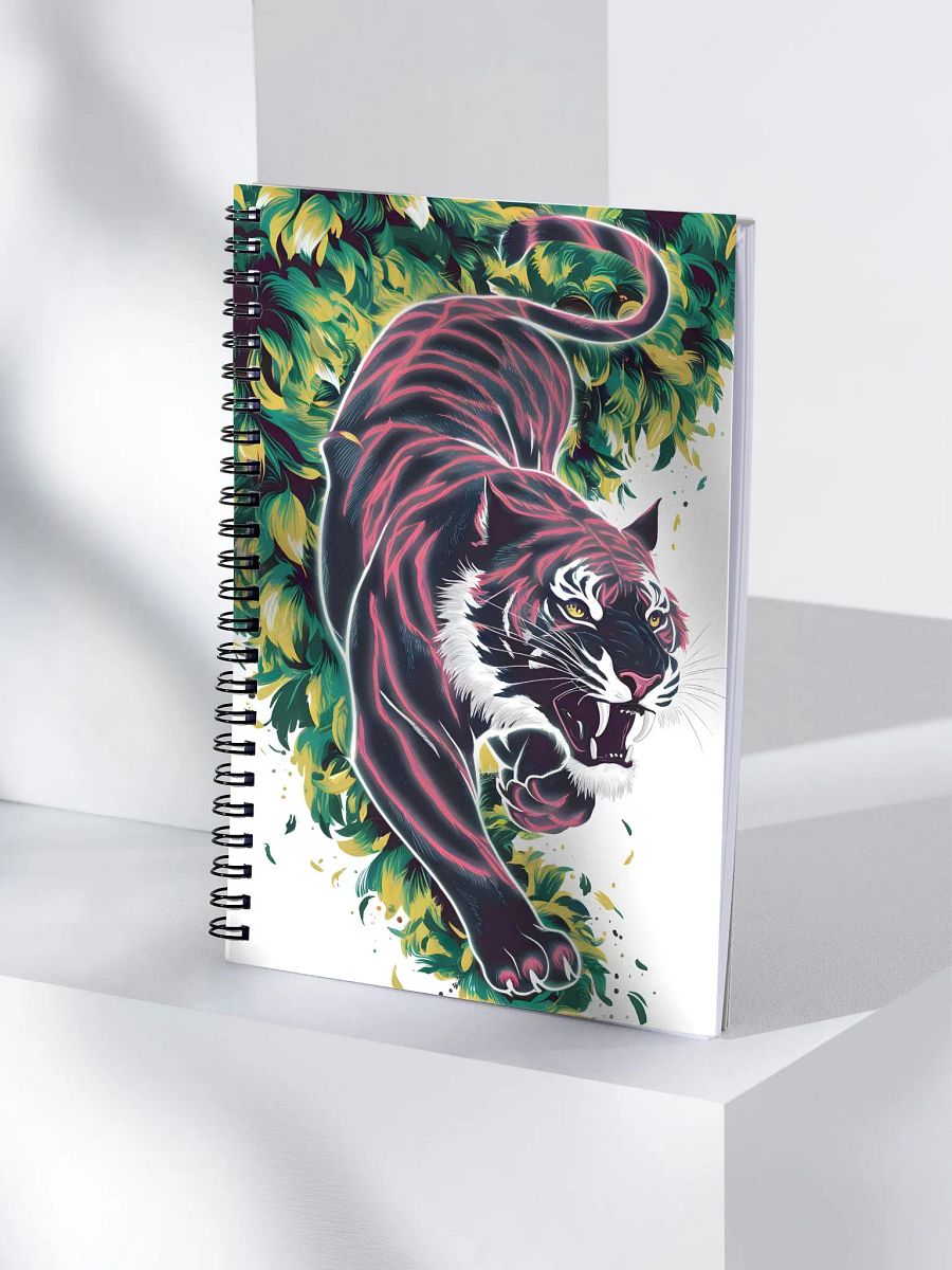 Vibrant Tiger Roar Spiral Notebook product image (1)