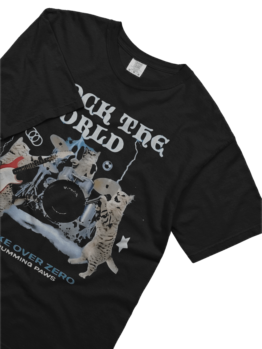 Rock Cat Digital Oversized Fit Short Sleeve T-Shirt product image (3)