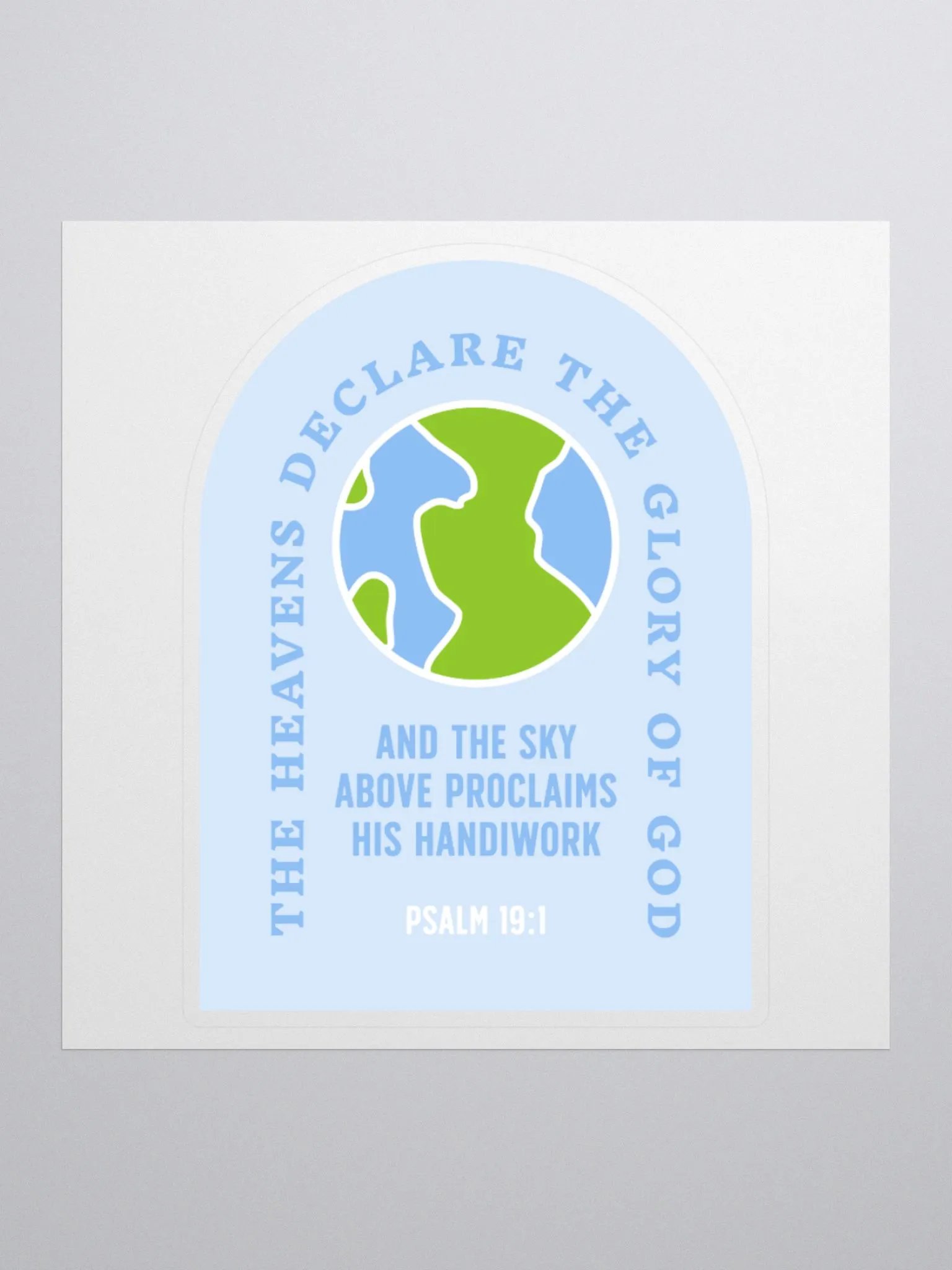 Psalm 19:1 Sticker product image (1)