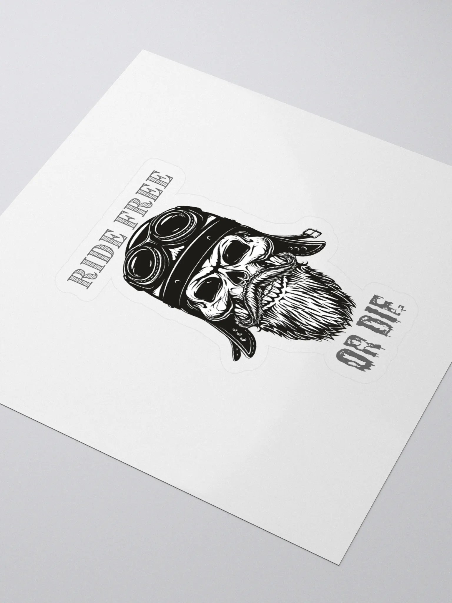 RIDE FREE OR DIE Decal product image (3)