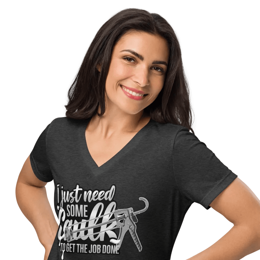Calk innuendo Women's V-neck Tee product image (37)