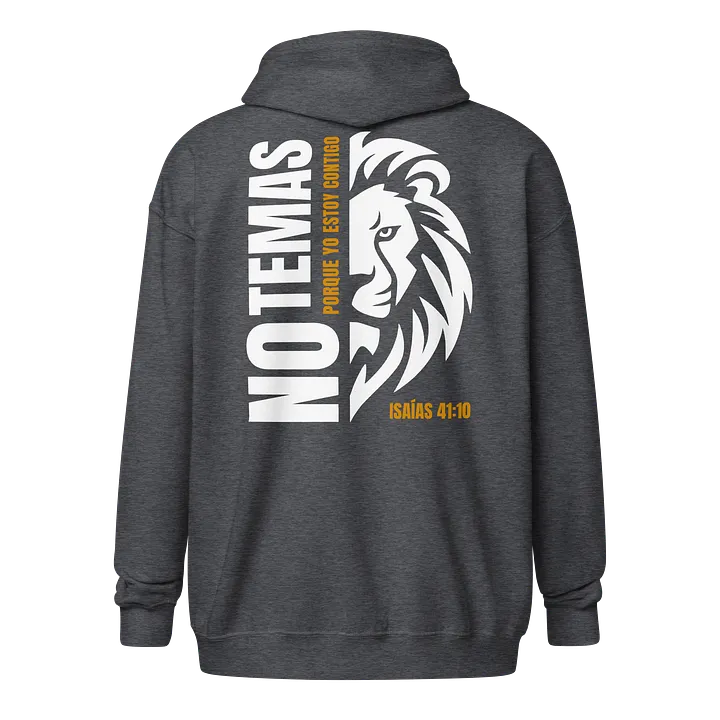Sudadera Unisex con Capucha y Cremallera | No temas, porque yo estoy contigo product image (1)