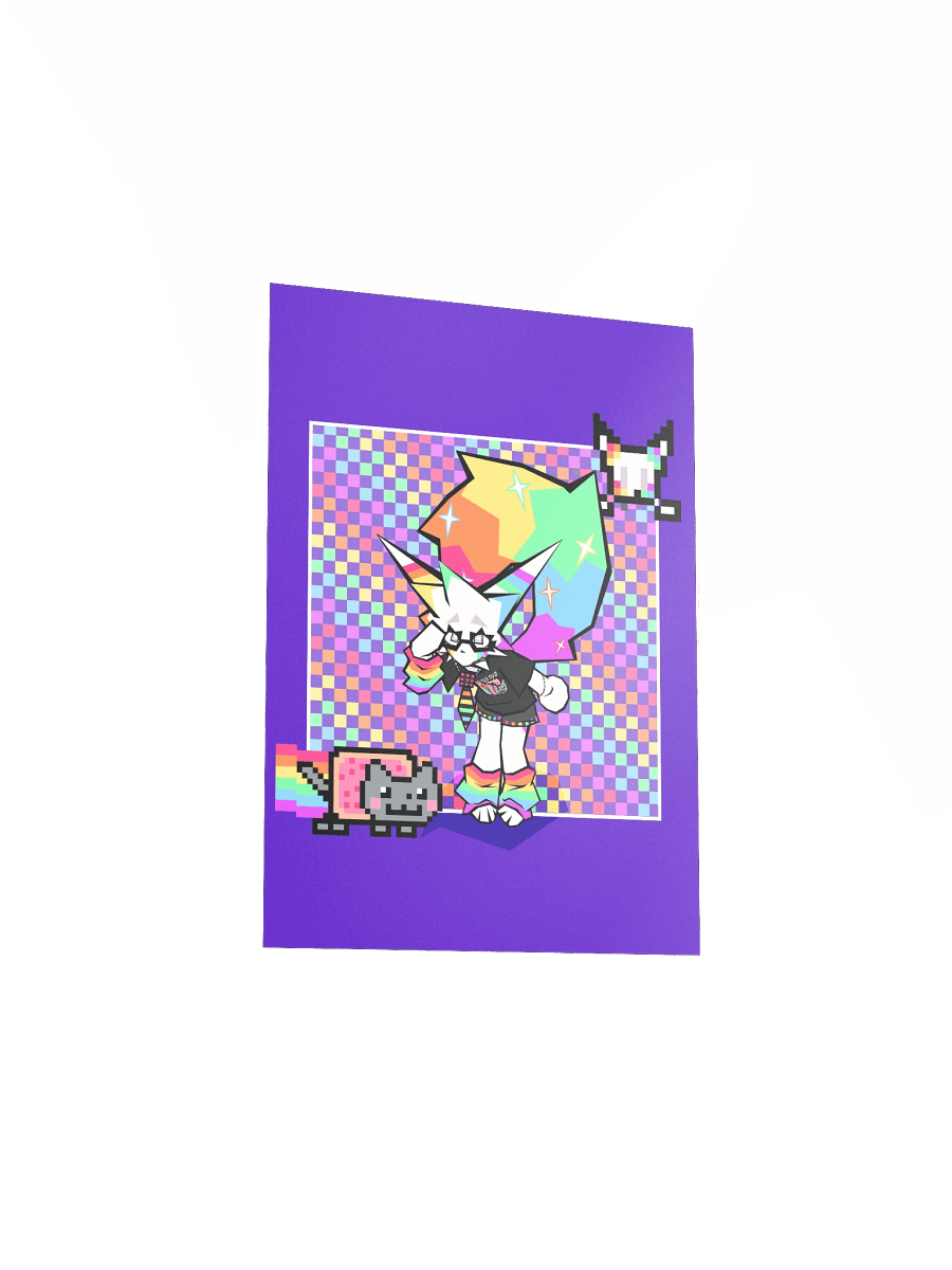 glitter leaning poster product image (29)