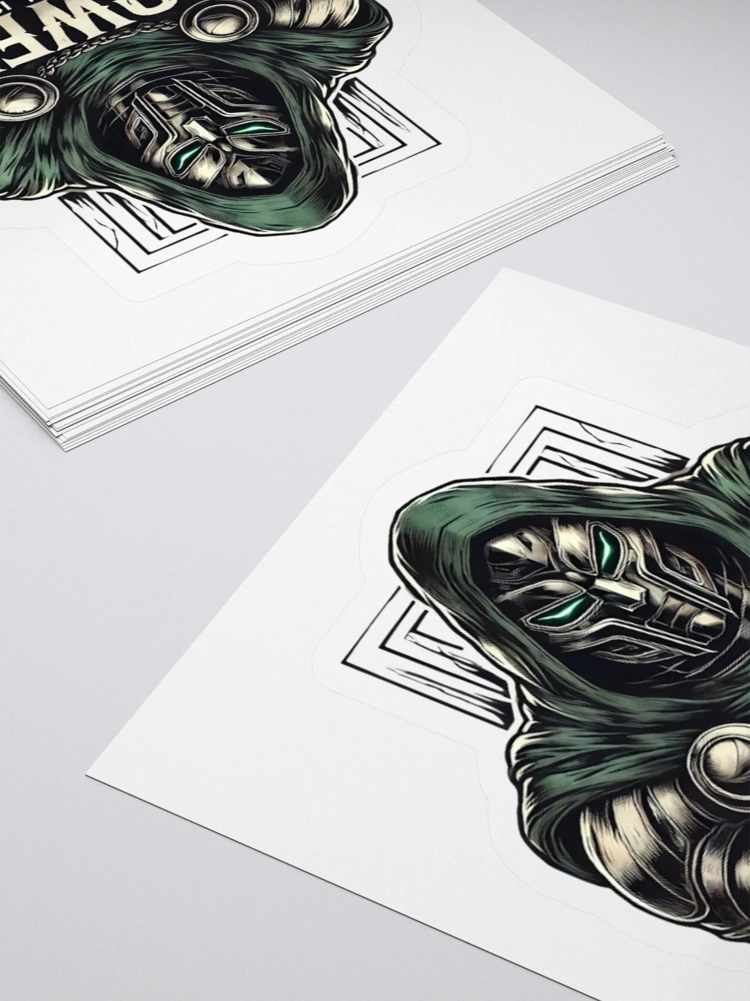 Powerful Masked Warrior Kiss Cut Stickers product image (4)