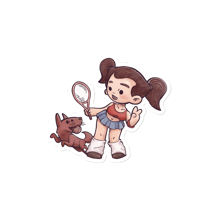 She & Her Pet | Magnets product image (2)