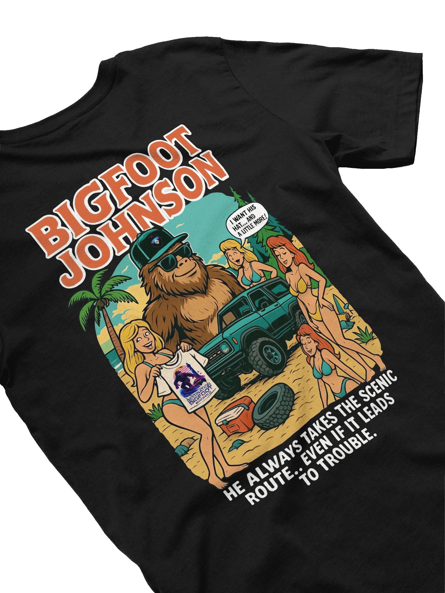 Bigfoot Johnson Scenic Route Tee (Black) product image (4)