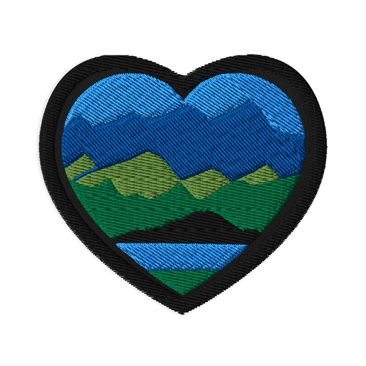 Mountainside heart patch product image (1)