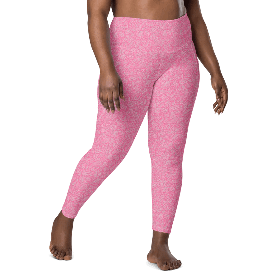 Pink Leggings w pocket product image (6)