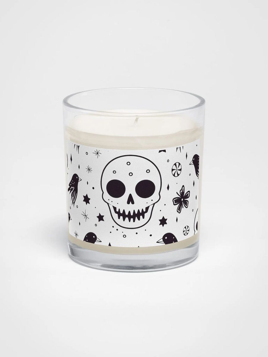 🌙 Cool Crow & Skull Motif Soy Candle 🕯️ product image (1)