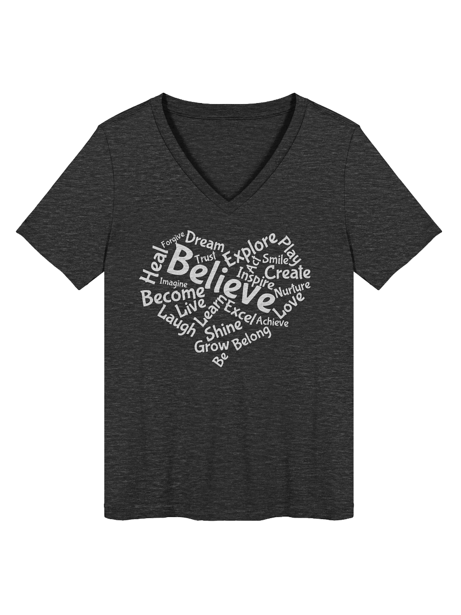 Motivational Word Cloud - Relaxed V-Neck T-Shirt product image (1)