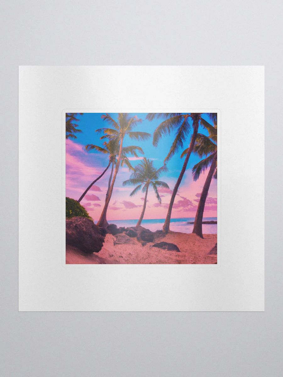 Galactic Wild Colorful Beach Delta Sticker product image (1)