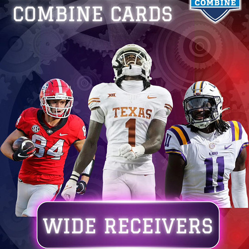 UN Combine Cards 🚫 Wide Receivers Part 1.

SWIPE to see how this first group of Wideouts fared at the NFL Combine!

Like, com...