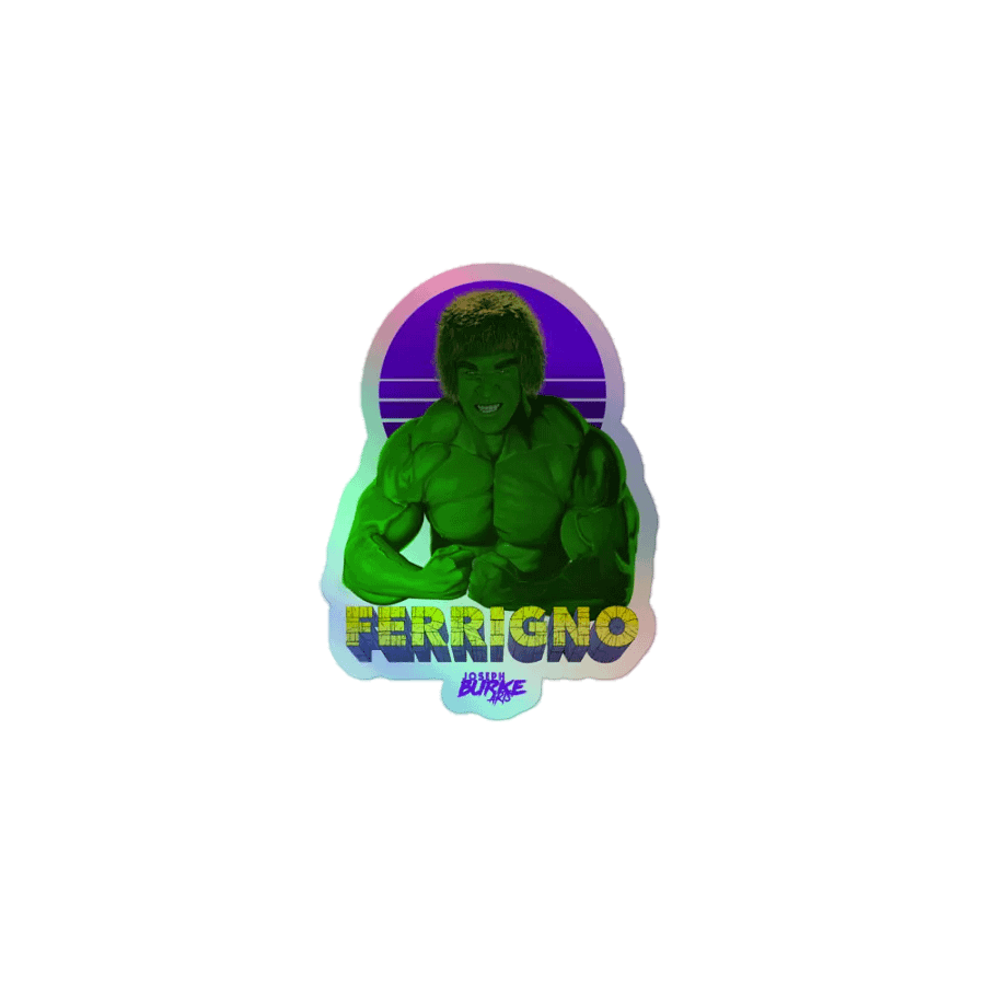 Lou Ferrigno's Hulk Holofoil Sticker product image (1)