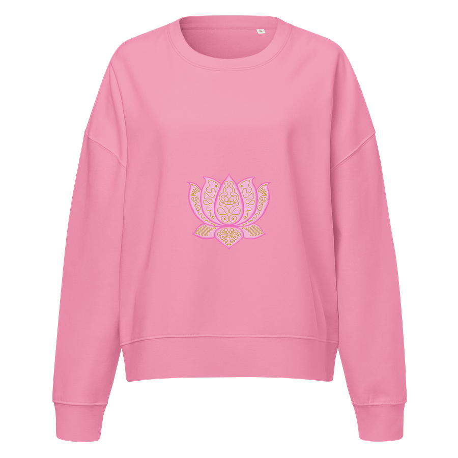 Golden Lotus Organic Sweatshirt product image (1)