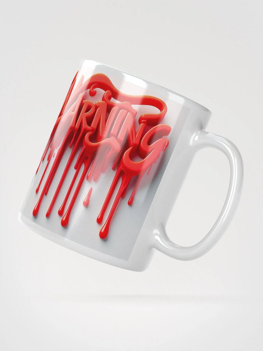 Warning Meltdown #Humorous Glossy Mug - White product image (2)