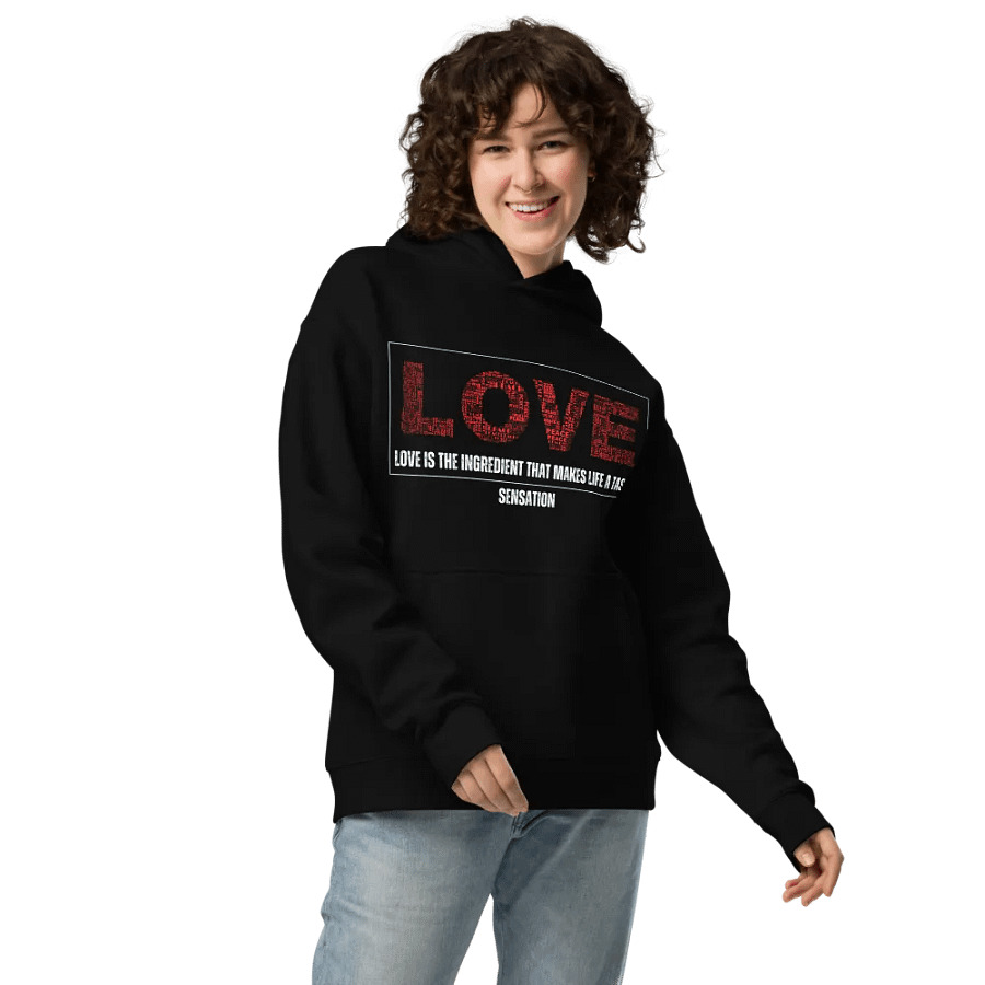 Love is the ingredient that makes life a taste sensation hoodie product image (3)