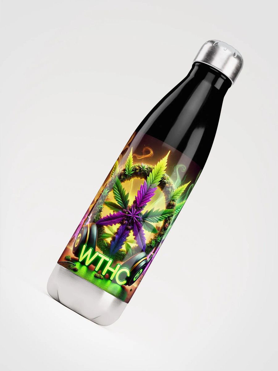 Da Psychedelic Cannabis Beats Stainless Steel Water Bottle product image (7)