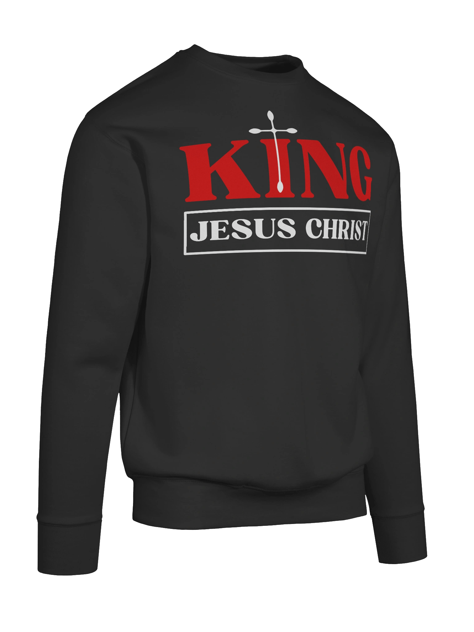 King Jesus Christ Christian Sweater | Faith-Filled Winter Apparel for Believers | Raise2shine product image (8)