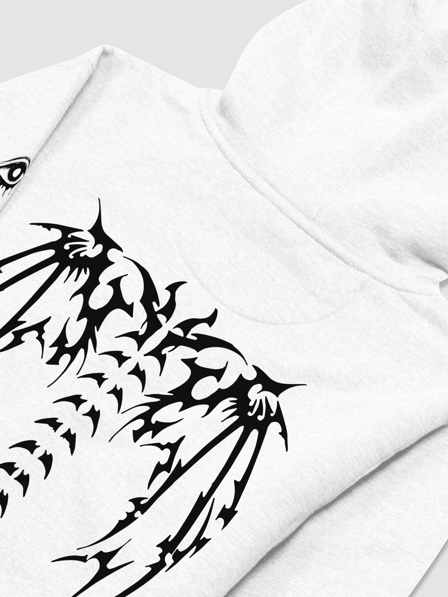 White Jiinzo Logo (Print) Hoodie product image (4)