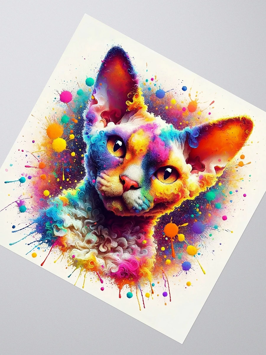 Kiss Cut Stickers: Devon Rex product image (2)