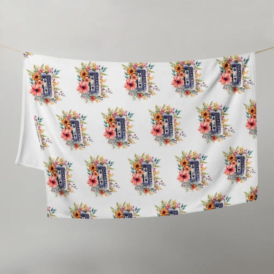 Cassette Flowers Blanket product image (9)