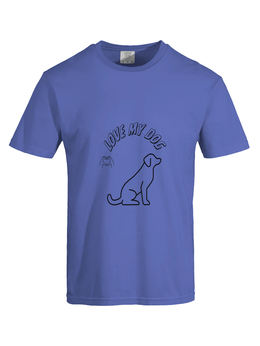 Love My Dog Heavyweight Cotton T-Shirt product image (69)