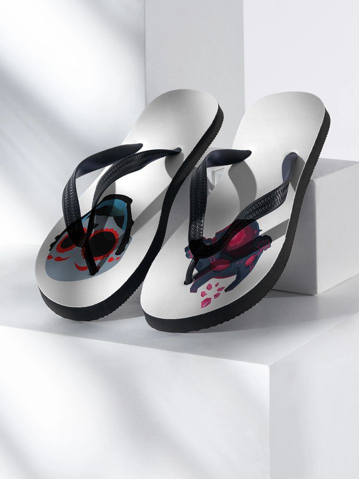 Party vs Destruction Flip Flops product image (1)