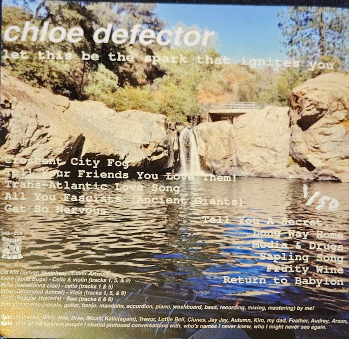 Chloe Defector - Let This Be The Spark That Ignites You [CD] product image (2)
