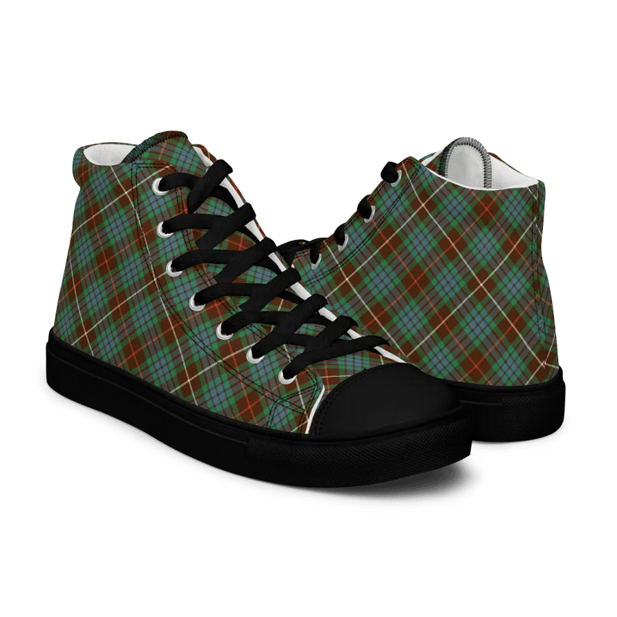 Fraser Hunting Tartan Men's High Top Shoes product image (7)
