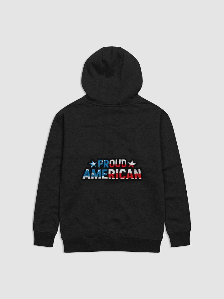 Hoodie: Proud American product image (8)