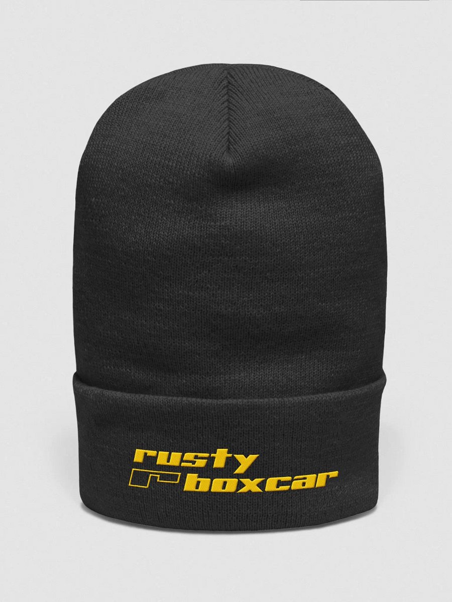 Rusty Boxcar Black Beanie product image (1)