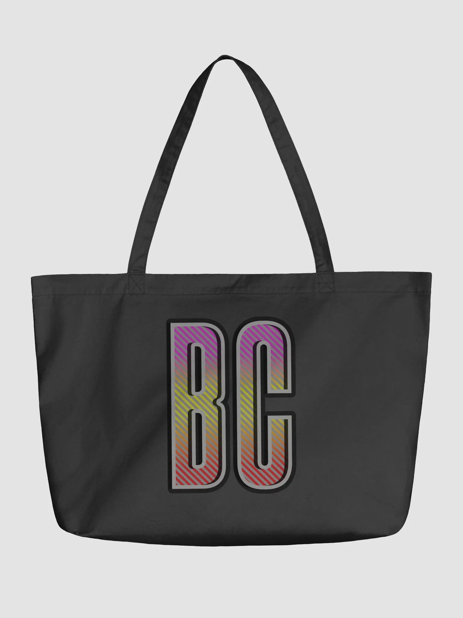 BC British Colombia Block Letter Vibrant Tote Bag product image (2)