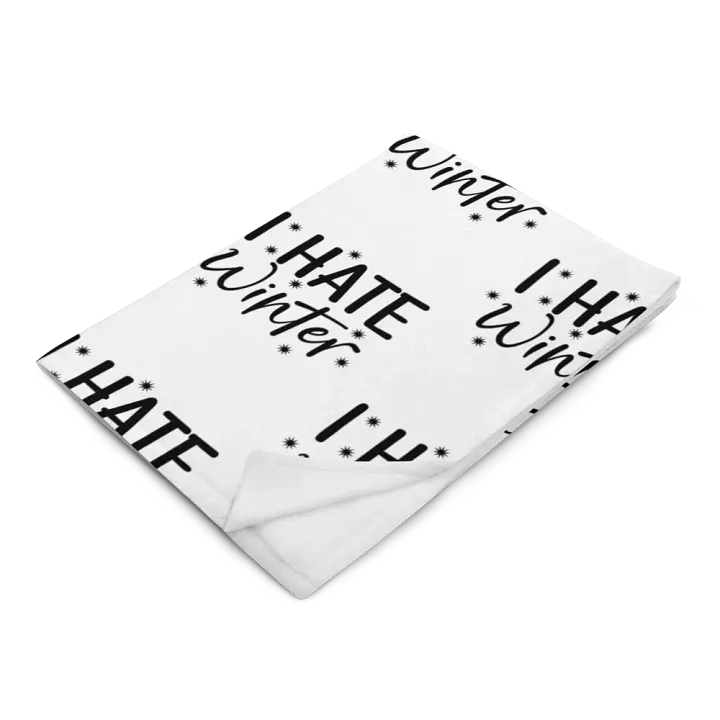 I Hate Winter Blanket product image (2)