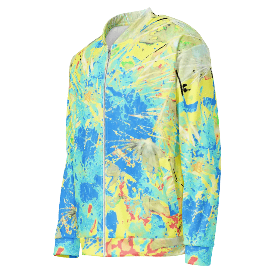 Cool Abstract Dandelion Seeds Unisex Bomber Jacket product image (6)