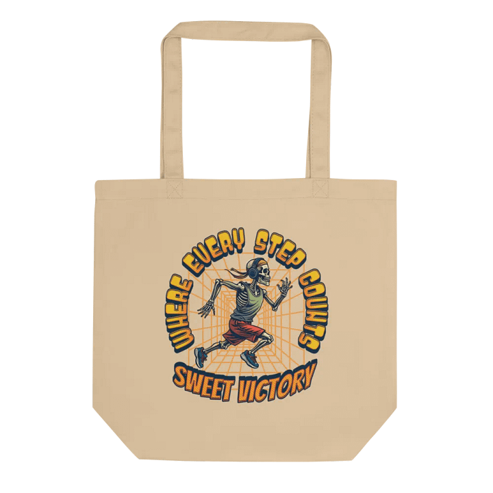 Where Every Step Counts Sweet Victory Runner Skeleton Tote Bag product image (1)