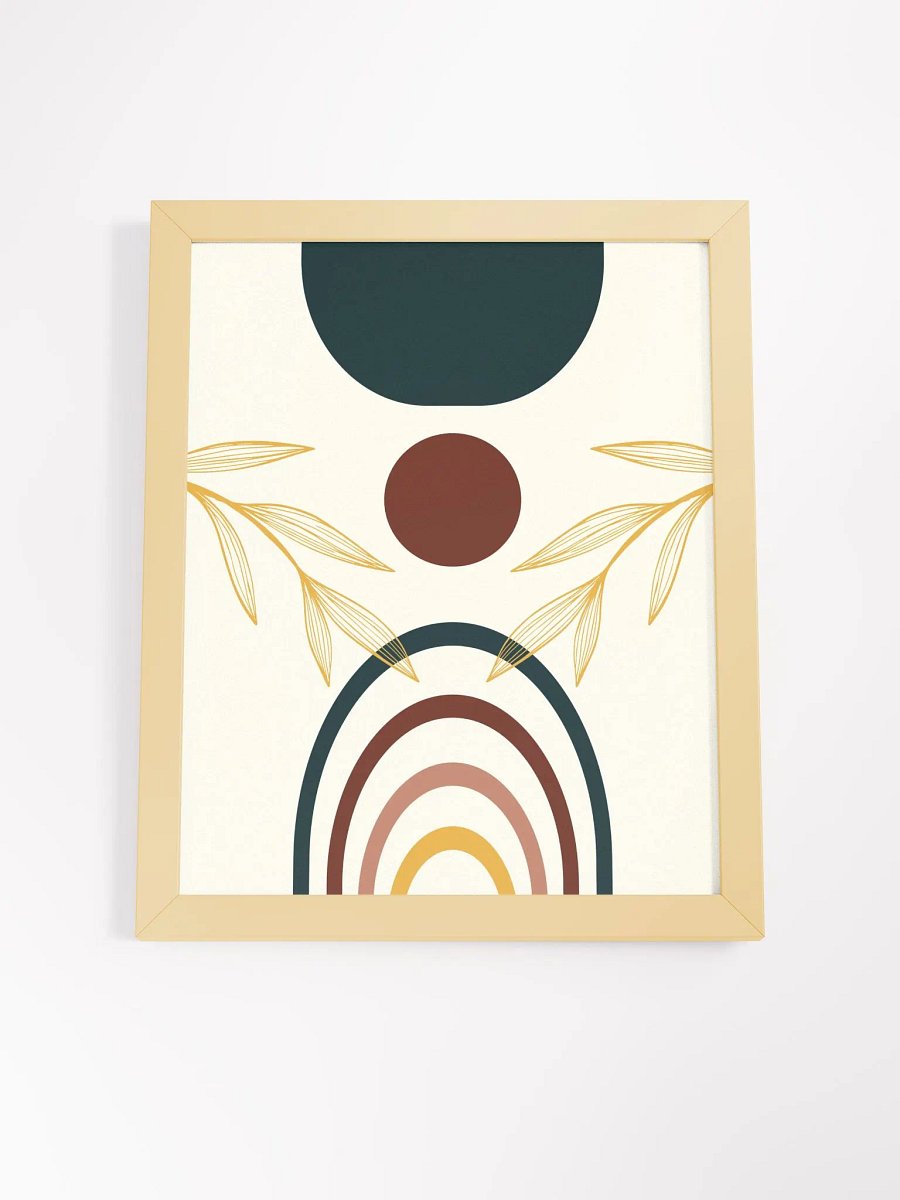 Eco-Friendly Matte Poster: Abstract Leaves product image (66)