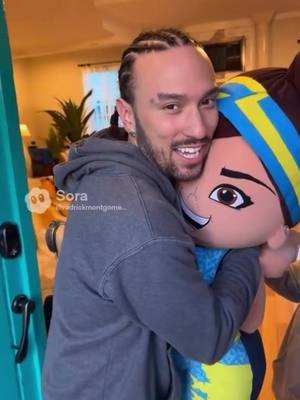 I walked into the house and got greeted by a life size Bayley plush and I finally get to hug the role model! #WWE #ProWrestling #WrestlingTok #toys #fyp      