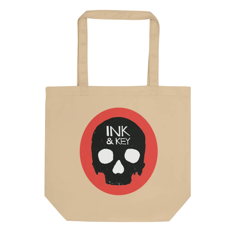 Ink & Key Skull Eco Tote