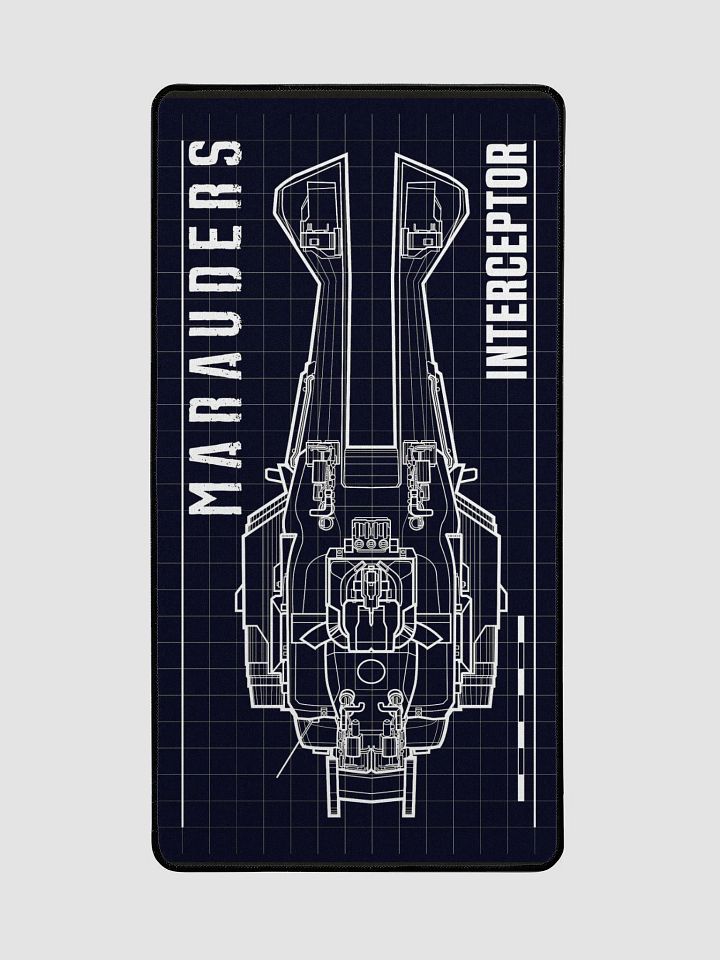 Interceptor - Desk Gaming Mouse Mat : 15.5