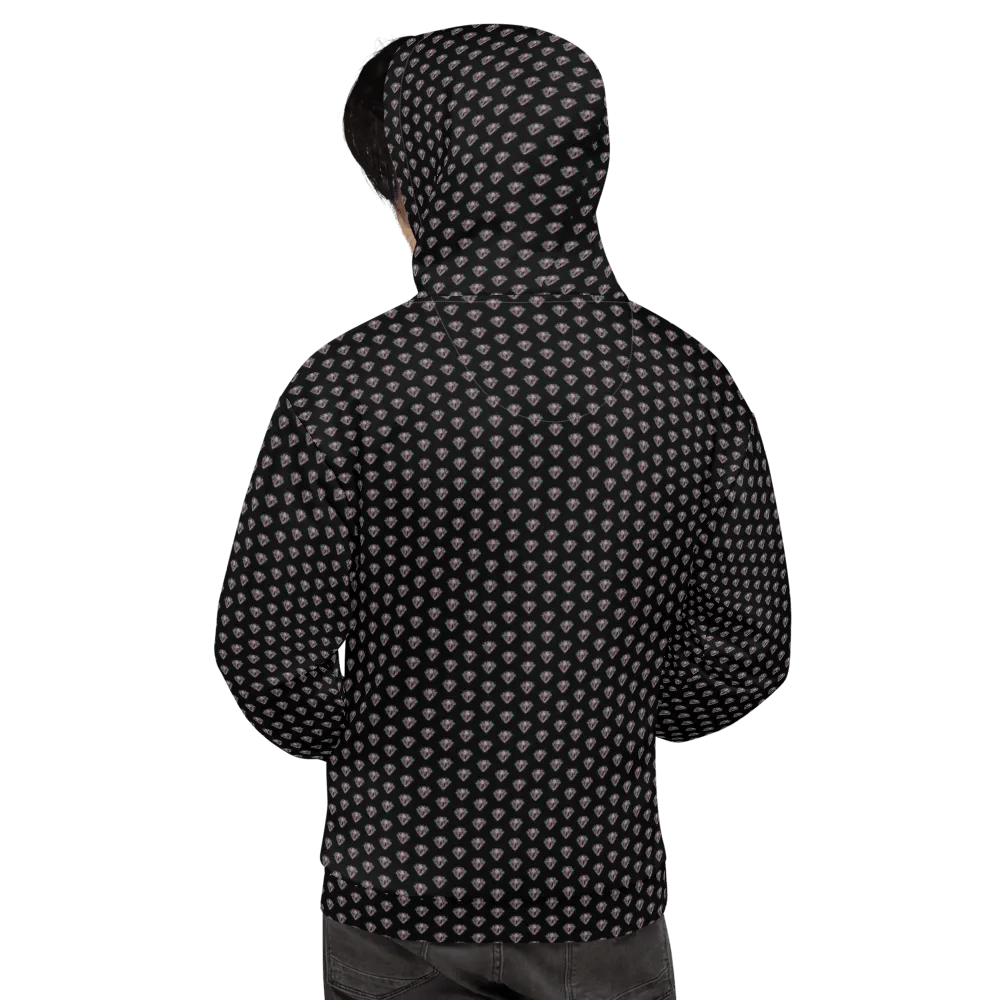 Spectrum Syndicate Trans Allover Print Hoodie - Black product image (1)
