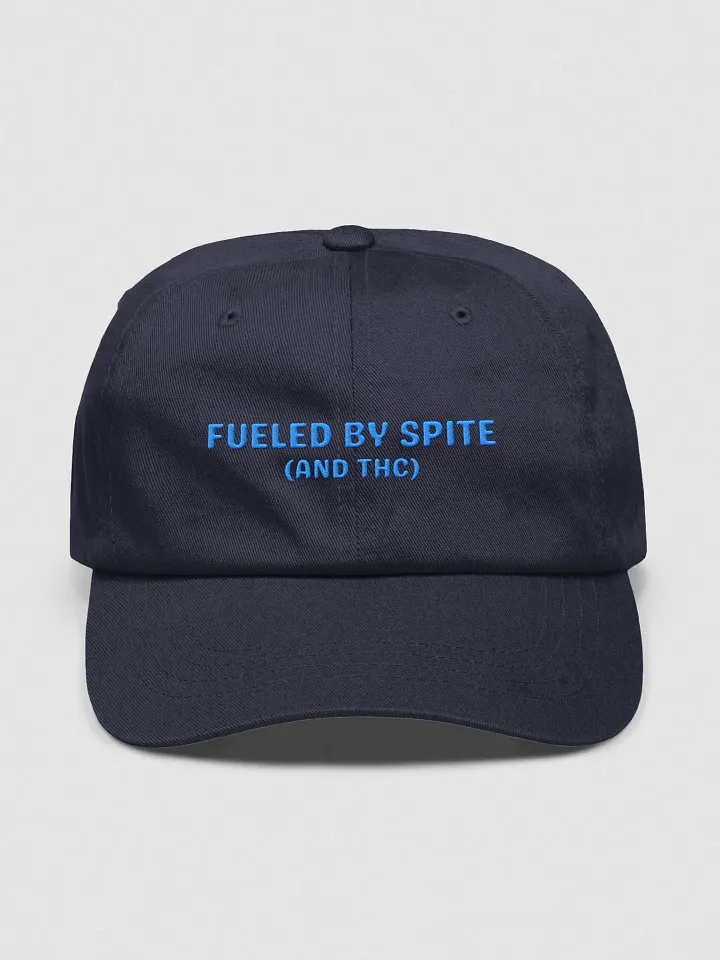 FUELED BY SPITE (aqua thread) embroidered classic dad hat product image (17)
