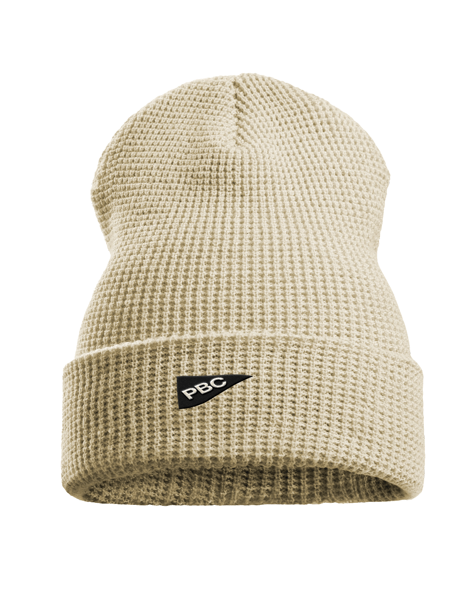PBC Diagonal Letter Waffle Beanie product image (1)