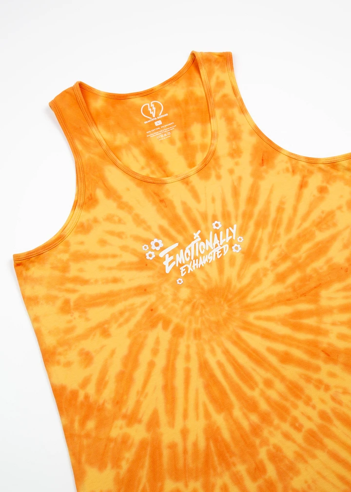 Emotionally Exhausted Tie-Dye Tank product image (1)