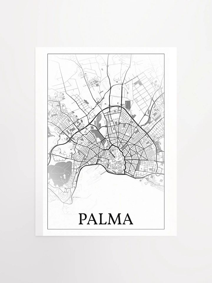 Palma, Mallorca, Spain, city map print product image (5)